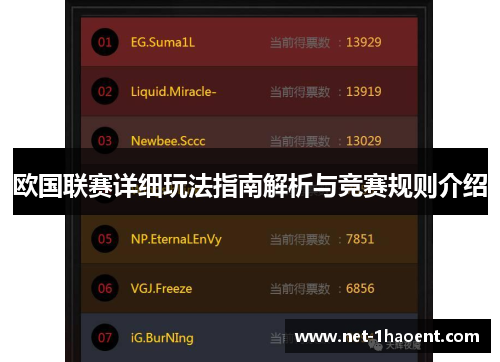 欧国联赛详细玩法指南解析与竞赛规则介绍